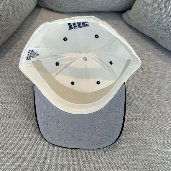 Vintage 90 s Kick10 Chicago Bulls Miller Lite Snapback Hat White Team Issued - Picture 6 of 8